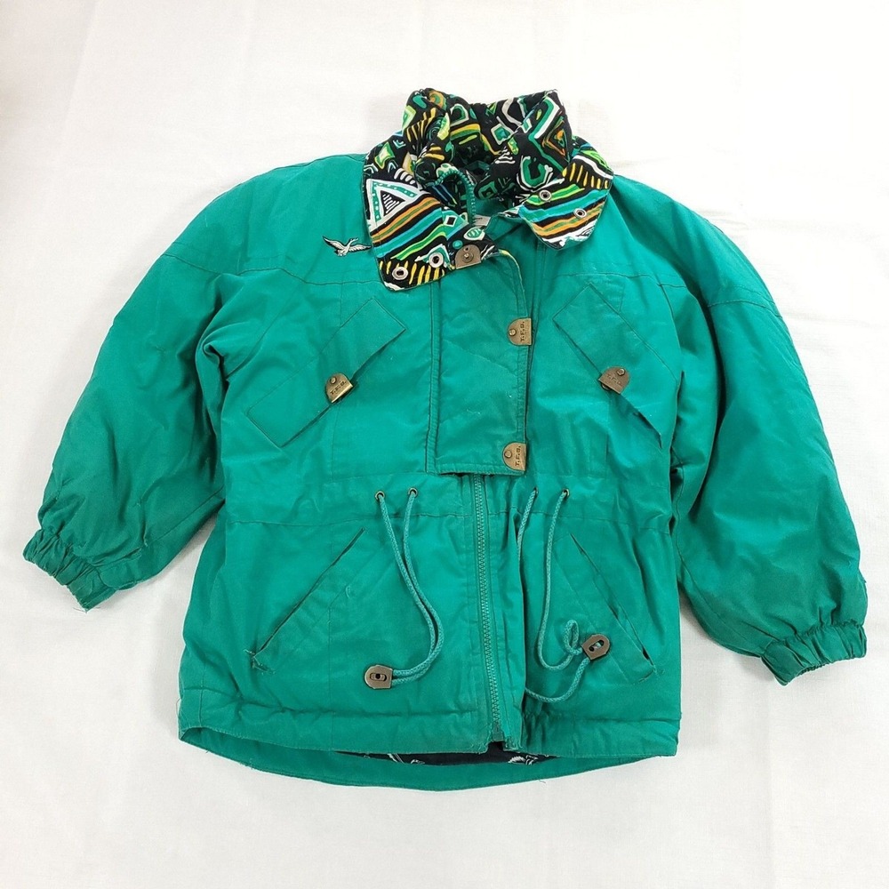 Triple Fat Goose Puffer Down Coat Small (7/8) 80s 90s Vtg nostalgia Jacket